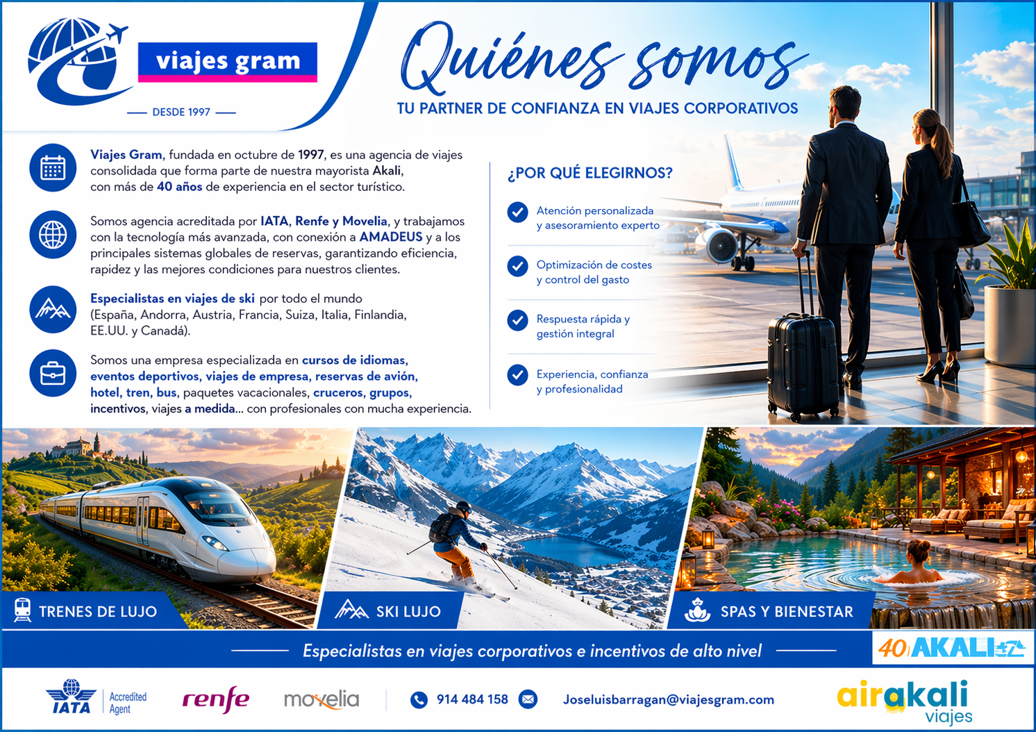 QUIENES SOMOS - Viajes corporativos a medida con experiencia y confianza