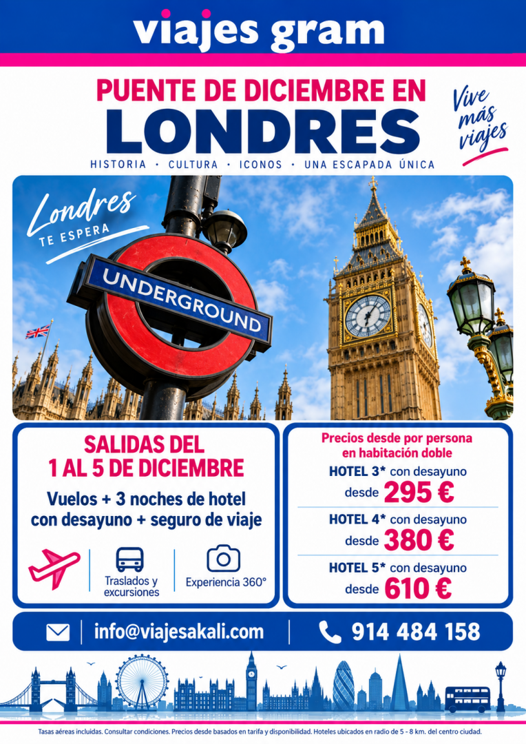 Londres – Puente de diciembre